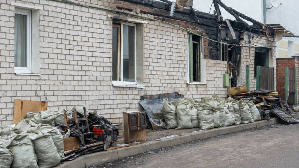 Professional Fire Damage Removal technician working in Cherry Hill, NJ